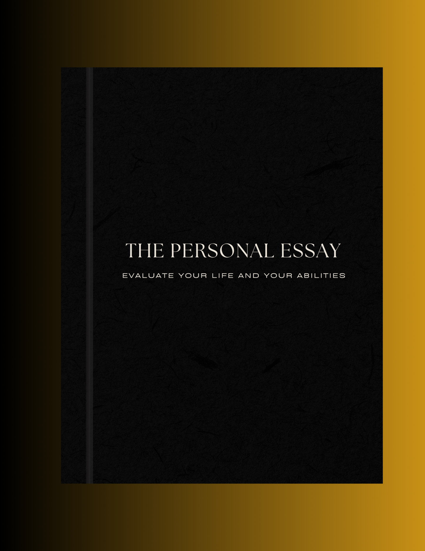 K- ESSAY - Personal essay notebook - Dairy