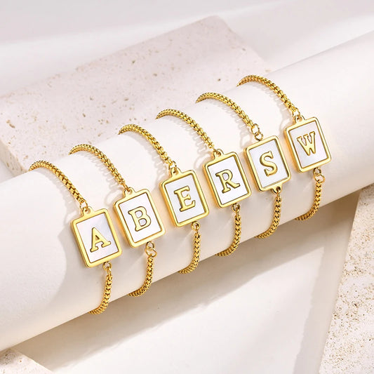 Initial Letter Bracelets