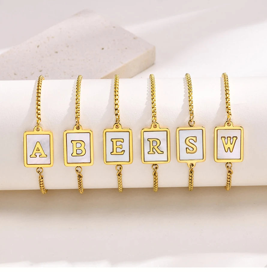 Initial Letter Bracelets